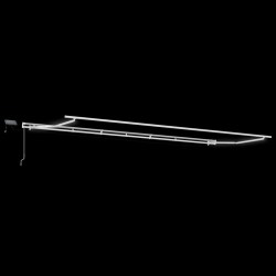 Cadre d'auvent Blanc 600 × 300 cm Aluminium 636508636508