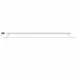 Cadre d'auvent Blanc 600 × 300 cm Aluminium 636508636508