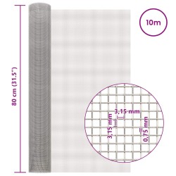 Écran en maille 80 x 1000 cm 6 Mesh Acier Inoxydable 201 636520636520
