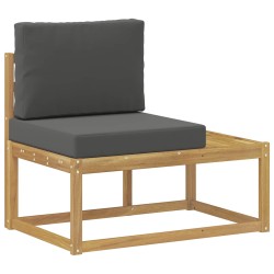 Ensemble de canapés d'extérieur 3 pcs Blanc et anthracite 636527636527