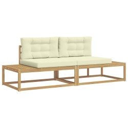 Ensemble de canapés d'extérieur Blanc 230,5 x 83 x 73 cm 636551636551