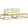 Ensemble de canapés d'extérieur Blanc 230,5 x 83 x 73 cm 636551636551