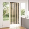 Rideau anti-insectes en chenille Marron foncé et beige 636560636560