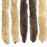 Rideau anti-insectes en chenille Marron foncé et beige 636560636560