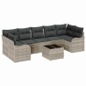 Ensemble de canapé de jardin Gris clair 55 x 55 x 37 cm 636568636568