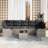 Ensemble de canapé de jardin Gris clair 55 x 55 x 37 cm 636568636568
