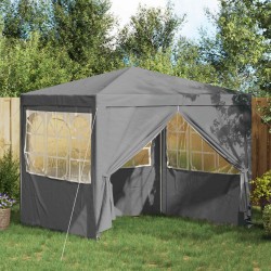 Tente de fête Gris clair 250 x 250 x 240 cm PE et acier 636588636588