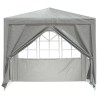 Tente de fête Gris clair 250 x 250 x 240 cm PE et acier 636588636588