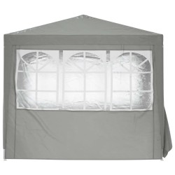 Tente de fête Gris clair 250 x 250 x 240 cm PE et acier 636588636588