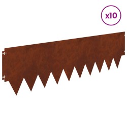 Bordure de Pelouse 10 pcs métal 636590636590