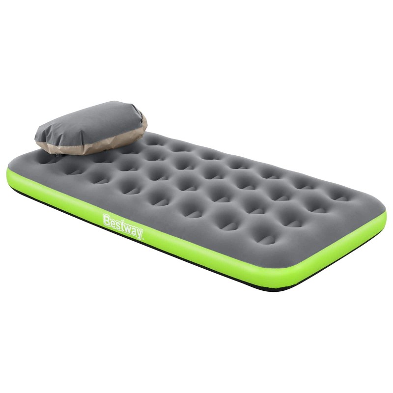 Bestway Matelas pneumatique Gris et Vert 188 x 99 x 22 cm PVC 636600636600