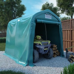 Tente de garage PVC 2,4x2,4 m Vert 636604636604