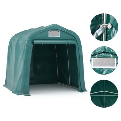 Tente de garage PVC 2,4x2,4 m Vert 636604636604