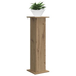 Support de Plante 2 pc Chêne artisanal 30,5 x 30 x 100,5 cm 636617636617
