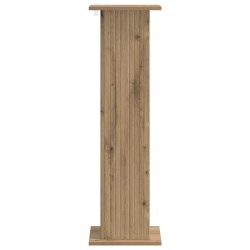 Support de Plante 2 pc Chêne artisanal 30,5 x 30 x 100,5 cm 636617636617