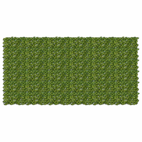 Écran de balcon avec feuilles Vert et jaune 300 x 150 cm 636621636621