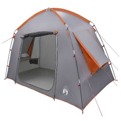 Tente Cabane Gris et orange 210 x 210 x 138 cm Polyester 636638636638
