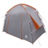 Tente Cabane Gris et orange 210 x 210 x 138 cm Polyester 636638636638