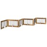 Porte de chien pliable avec supports 6 pcs Bois ancien 602 cm 636640636640