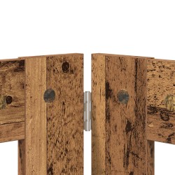 Porte de chien pliable avec supports 6 pcs Bois ancien 602 cm 636640636640
