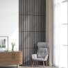 Panneaux muraux 8 pcs Gris 60,5 x 60 cm 636641636641