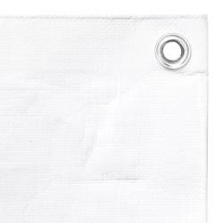 Bâche 260 g/m² 4x4 m Blanc PEHD 636642636642