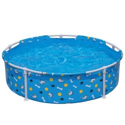 Bestway Piscine de jeu pour animaux de compagnie hors sol Bleu 636650636650