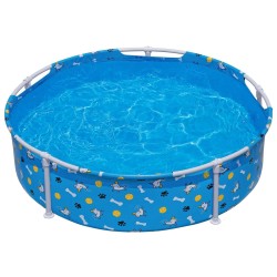 Bestway Piscine de jeu pour animaux de compagnie hors sol Bleu 636650636650