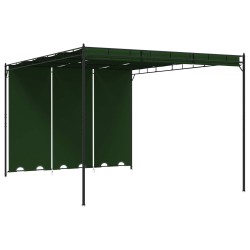 Pavillon 4 x 3 x 2,3 m Vert Polyester et Acier 636662636662