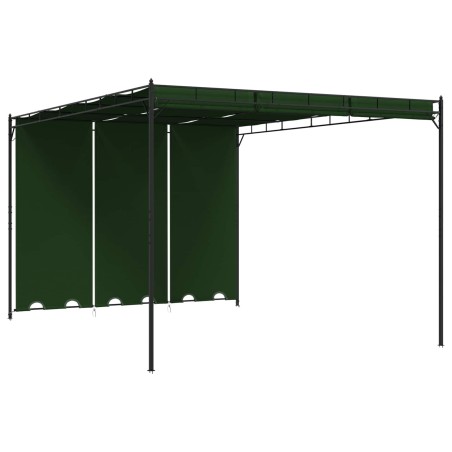 Pavillon 4 x 3 x 2,3 m Vert Polyester et Acier 636662636662