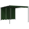 Pavillon 4 x 3 x 2,3 m Vert Polyester et Acier 636662636662