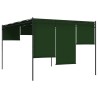 Pavillon 4 x 3 x 2,3 m Vert Polyester et Acier 636662636662