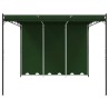 Pavillon 4 x 3 x 2,3 m Vert Polyester et Acier 636662636662