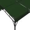 Pavillon 4 x 3 x 2,3 m Vert Polyester et Acier 636662636662