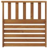 Accoudoirs 2 pcs Marron 60 x 6 x 61 cm Bois d'ingénierie 636667636667