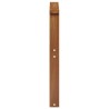 Accoudoirs 2 pcs Marron 60 x 6 x 61 cm Bois d'ingénierie 636667636667