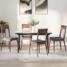 Coussins de siège 4 pcs Bleu 40 x 40 x 3 cm 636671636671