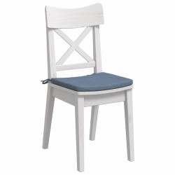 Coussins de siège 4 pcs Bleu 40 x 40 x 3 cm 636671636671