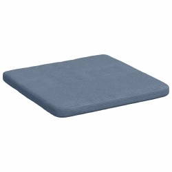 Coussins de siège 4 pcs Bleu 40 x 40 x 3 cm 636671636671
