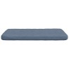 Coussins de siège 4 pcs Bleu 40 x 40 x 3 cm 636671636671