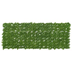 Écran de balcon avec feuilles Vert et jaune 200 x 75 cm 636692636692