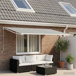 Toile de rechange pour auvent Anthracite et blanc 250 x 200 cm 636694636694