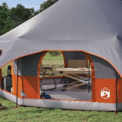 Tente familiale Gris et orange 10 personnes 636703636703