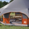 Tente familiale Gris et orange 10 personnes 636703636703
