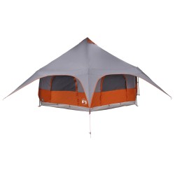 Tente familiale Gris et orange 10 personnes 636703636703