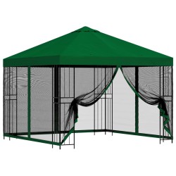 Abri de jardin avec parois 3 x 3 m Vert Polyester et Acier 636715636715
