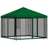 Abri de jardin avec parois 3 x 3 m Vert Polyester et Acier 636715636715