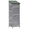 Abri de jardin Gris 59 x 56 x 176 cm Bois de Sapin Massif 636716636716