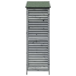 Abri de jardin Gris 59 x 56 x 176 cm Bois de Sapin Massif 636716636716