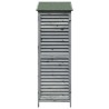 Abri de jardin Gris 59 x 56 x 176 cm Bois de Sapin Massif 636716636716